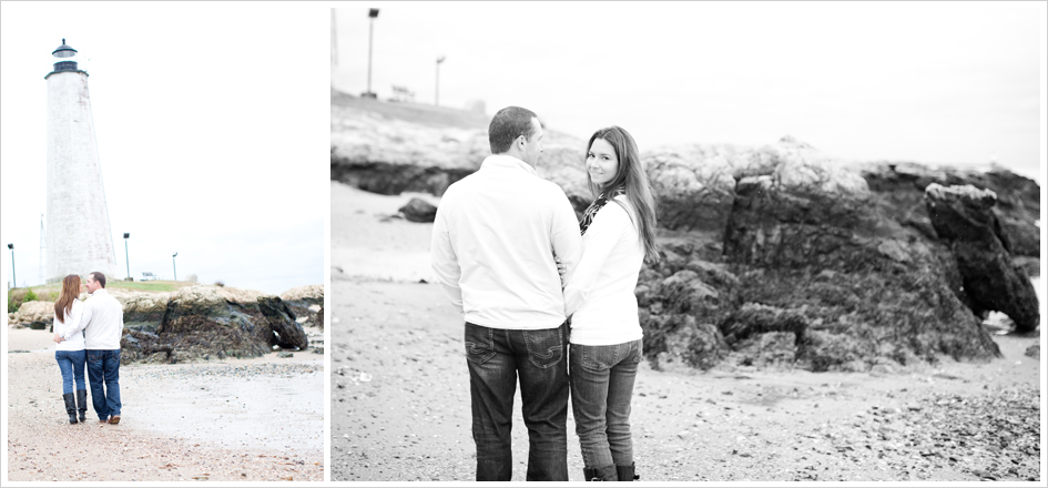 Beach engagement photos