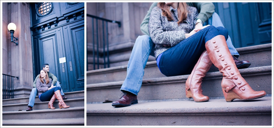 Boston Arlington street engagement photos