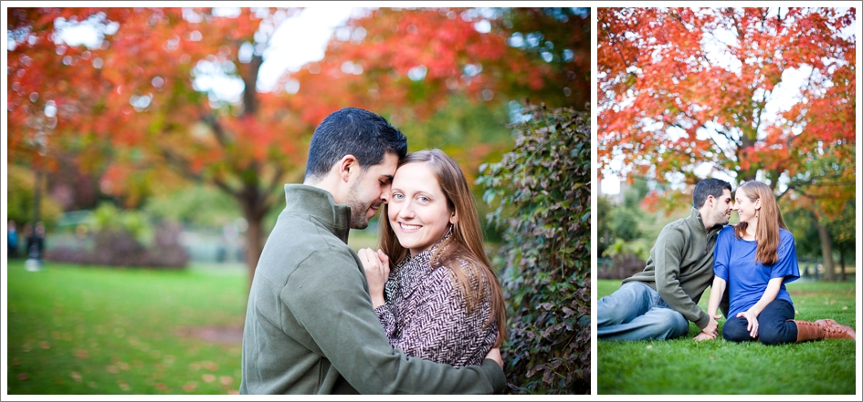 Fall engagement session photos