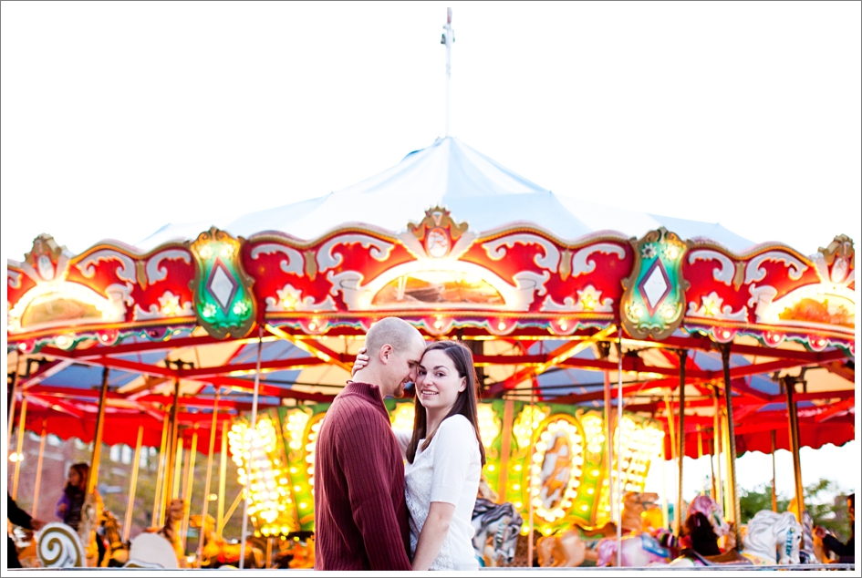 Fun engagement photography