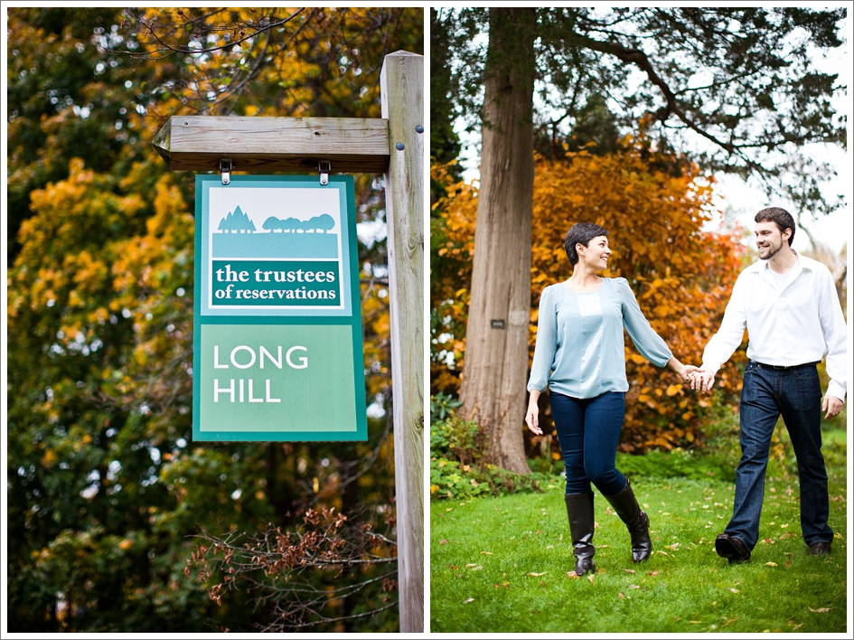 Long Hill reservation engagement wedding photography