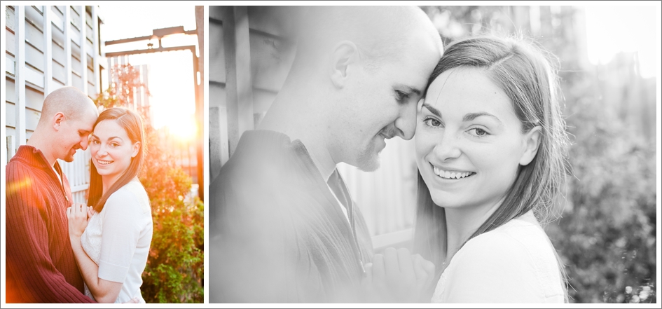 Sunset engagemnet photos by prudente photography