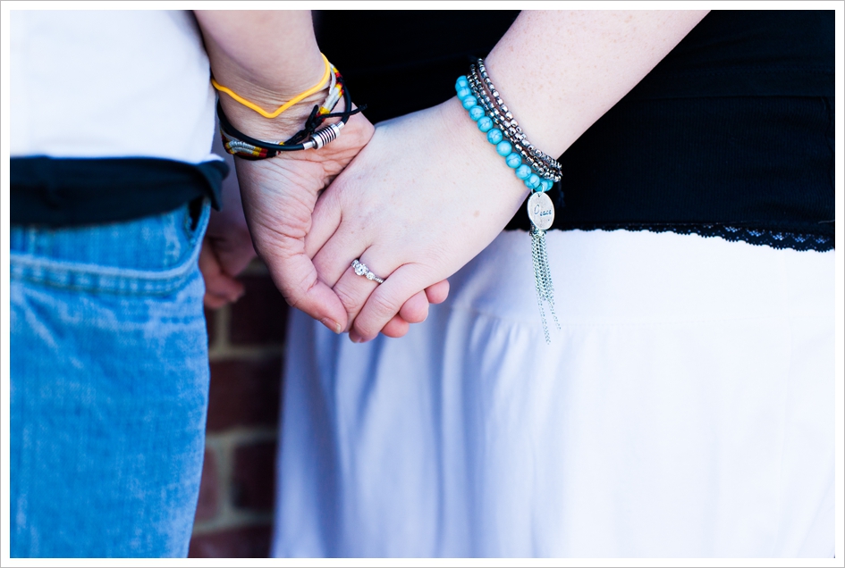 Beach engagement photography