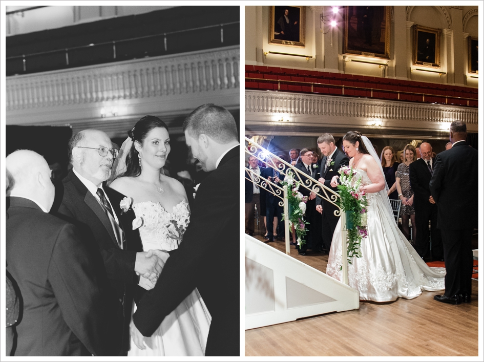 Ceremony photography Mechanics Hall