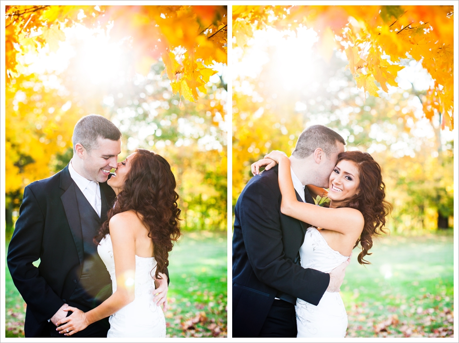 Fall wedding photos