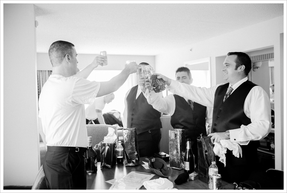 Getting ready photos wedding in East Boston, MA