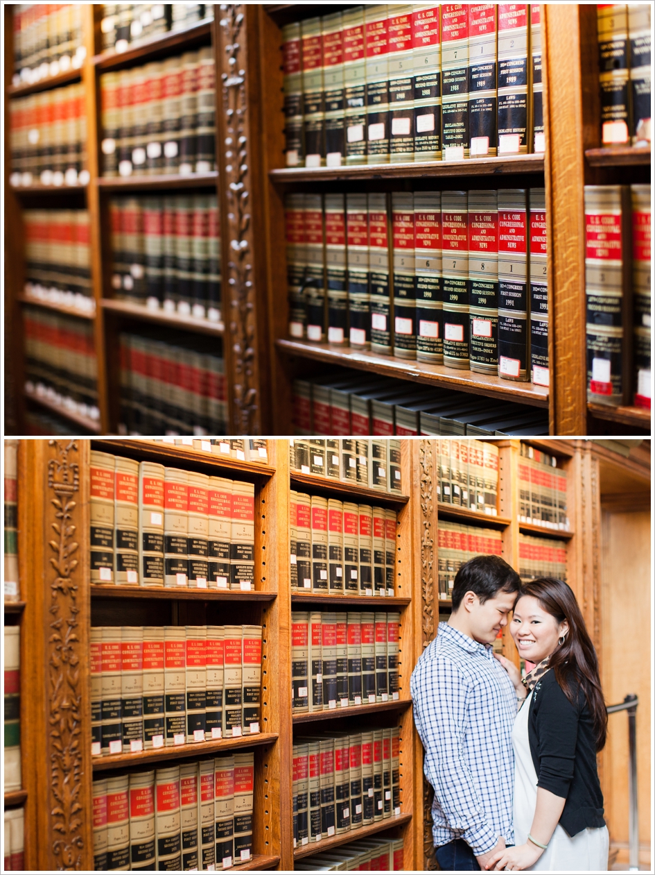 Boston public library wedding photos