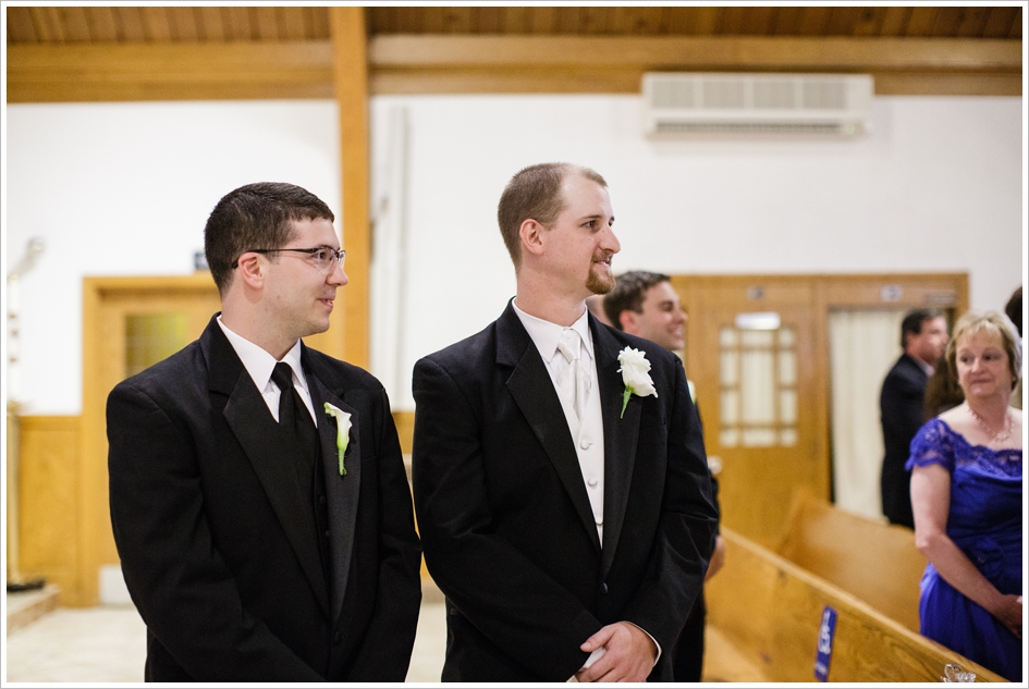 Groom First Look Photo