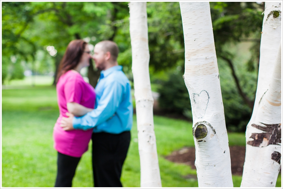 Romantic engagement photography in boston