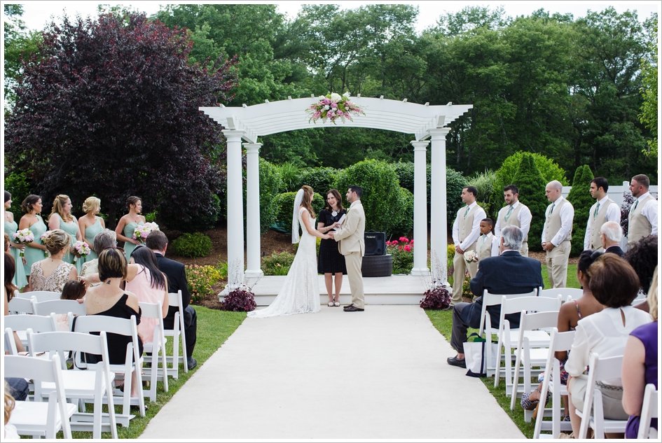 outdoor Wedding Ceremony East Bridgewater, MA