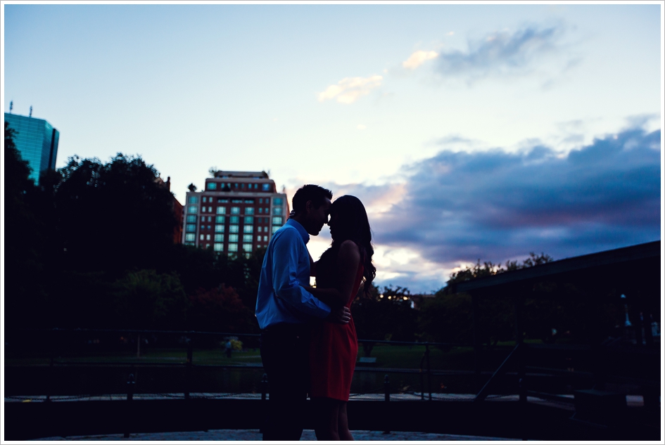 Awesome engagement photos public gardens