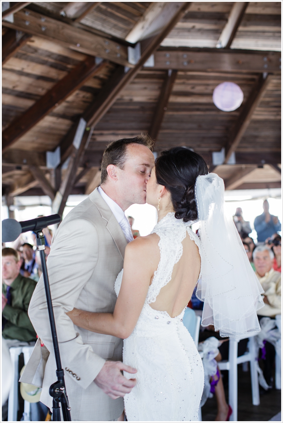 First kiss wedding photos quincy MA