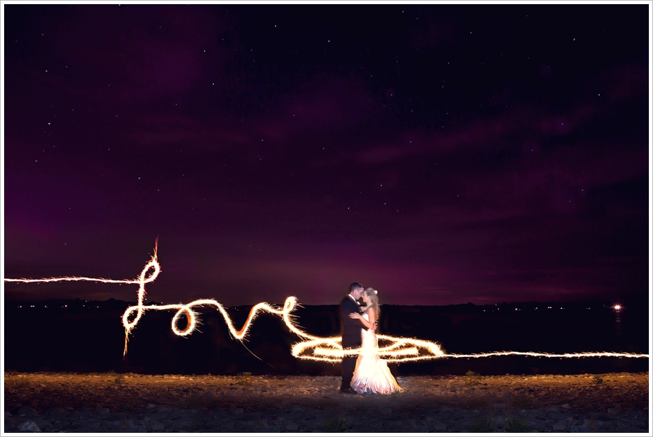 Glen Manor sparkler wedding photos