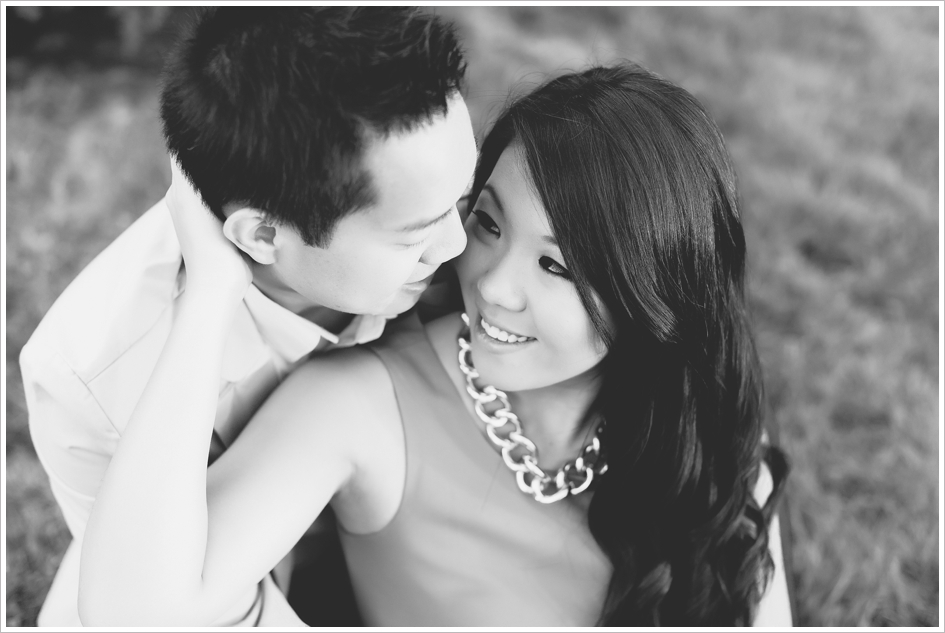 Romantic engagement photography