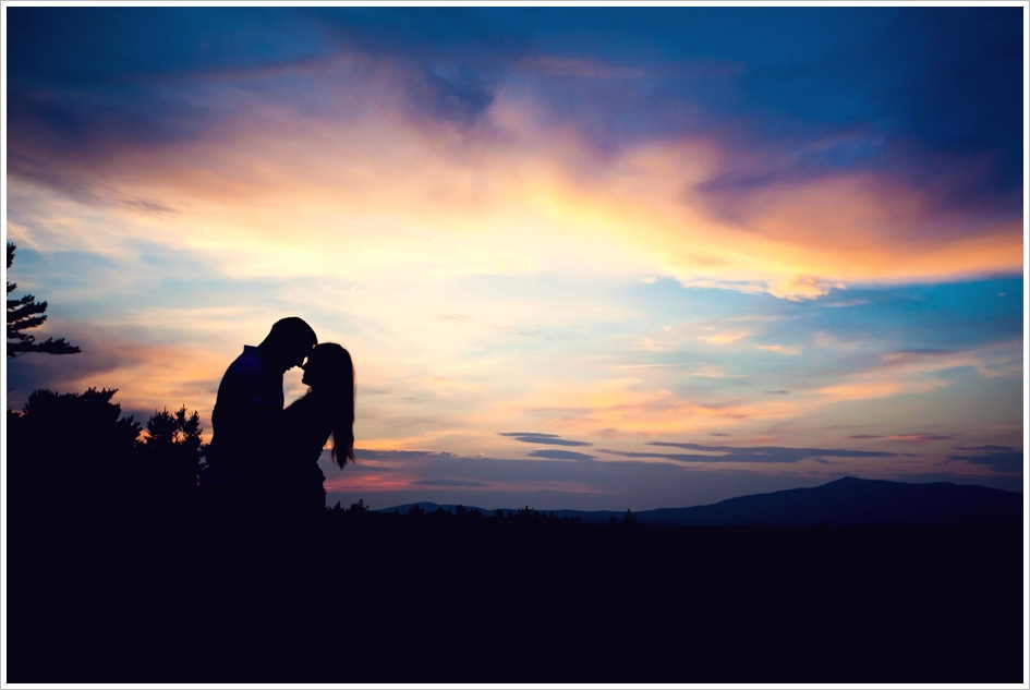 Sunset Engagement Wedding Photography Rindge, NH