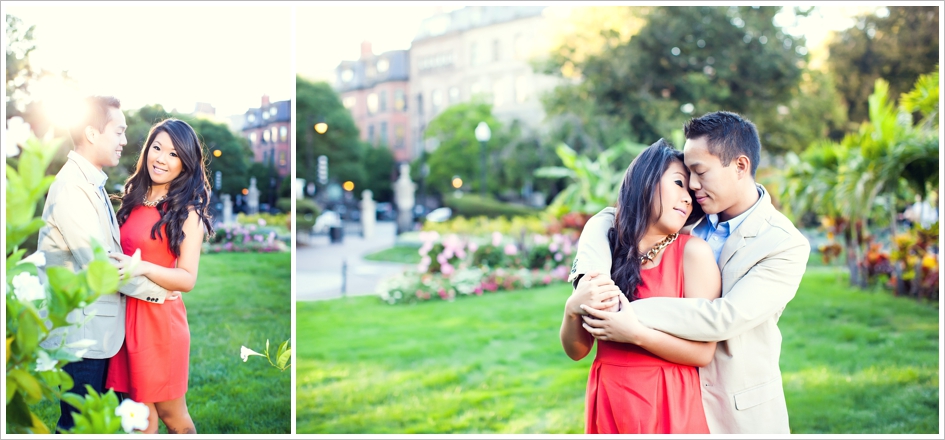 Sunset engagement photography