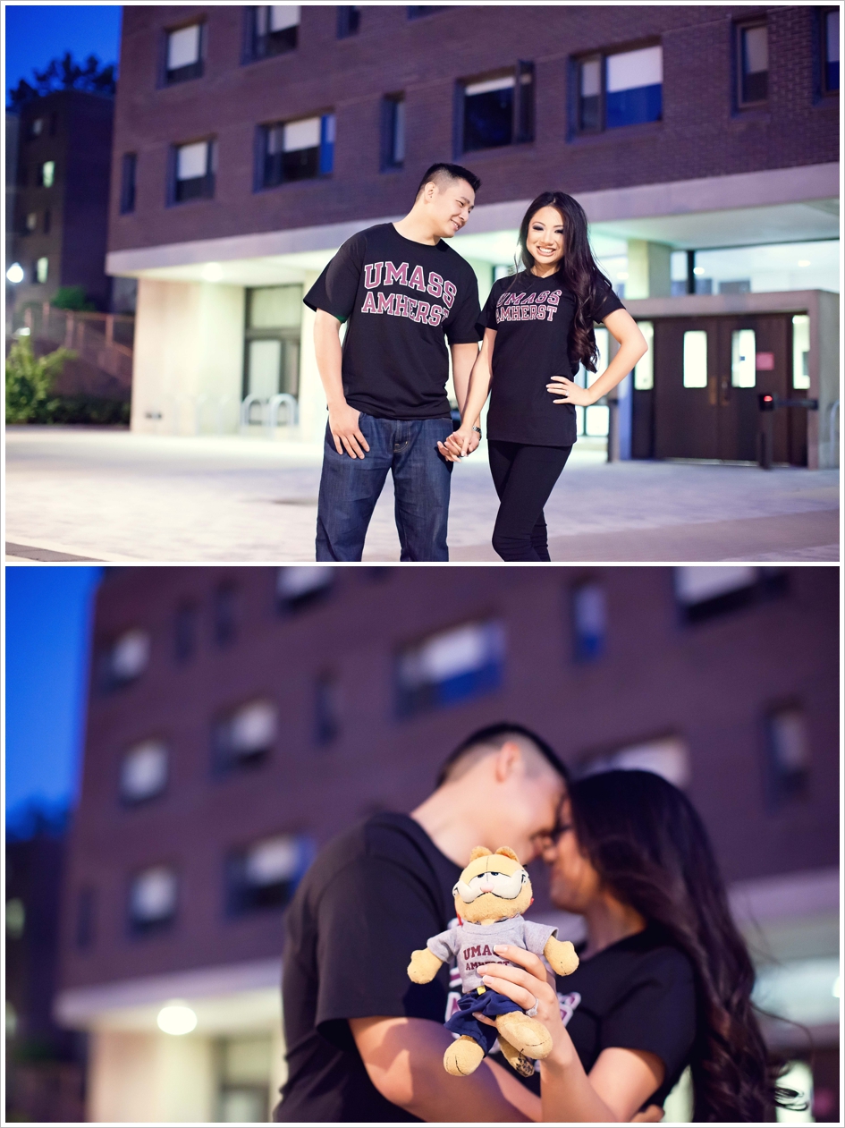 Umass amherst wedding engagement photography