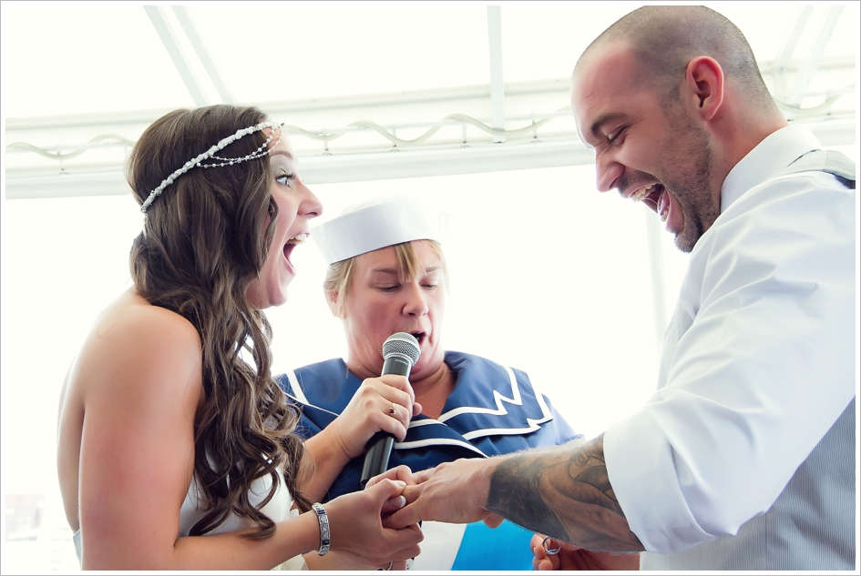 Wedding on the boat wedding photography