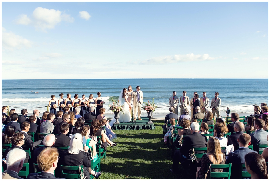 Ocean front wedding photos