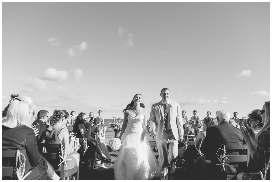Ocean front wedding photos