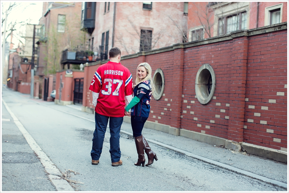 Patriots engagement session photography