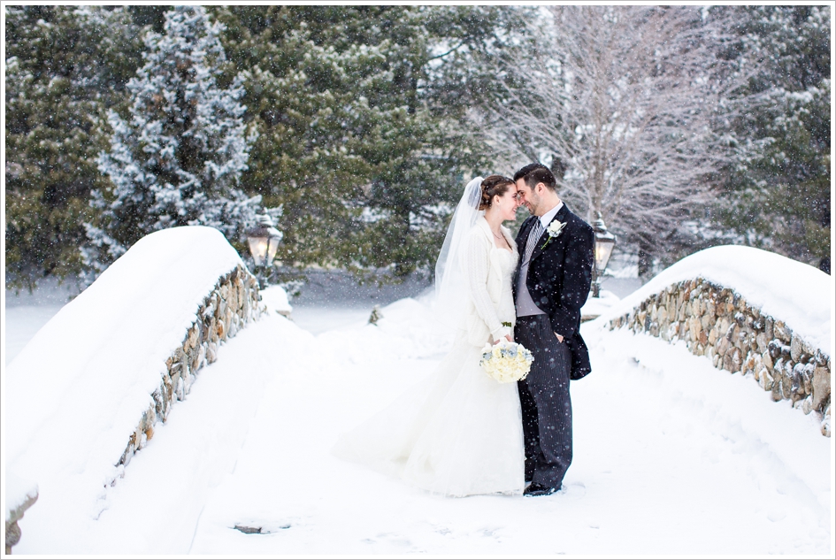 Tewkbury Country Club MA Winter Wedding Photographers