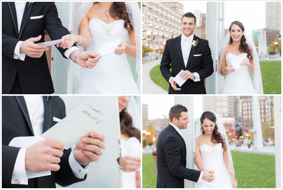 first look wedding photos boston, ma long wharf marriott